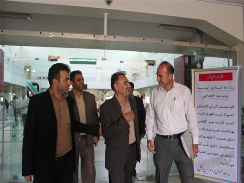 دیدار سرپرست جدید با مدیرکل و پرسنل گمرک سهلان